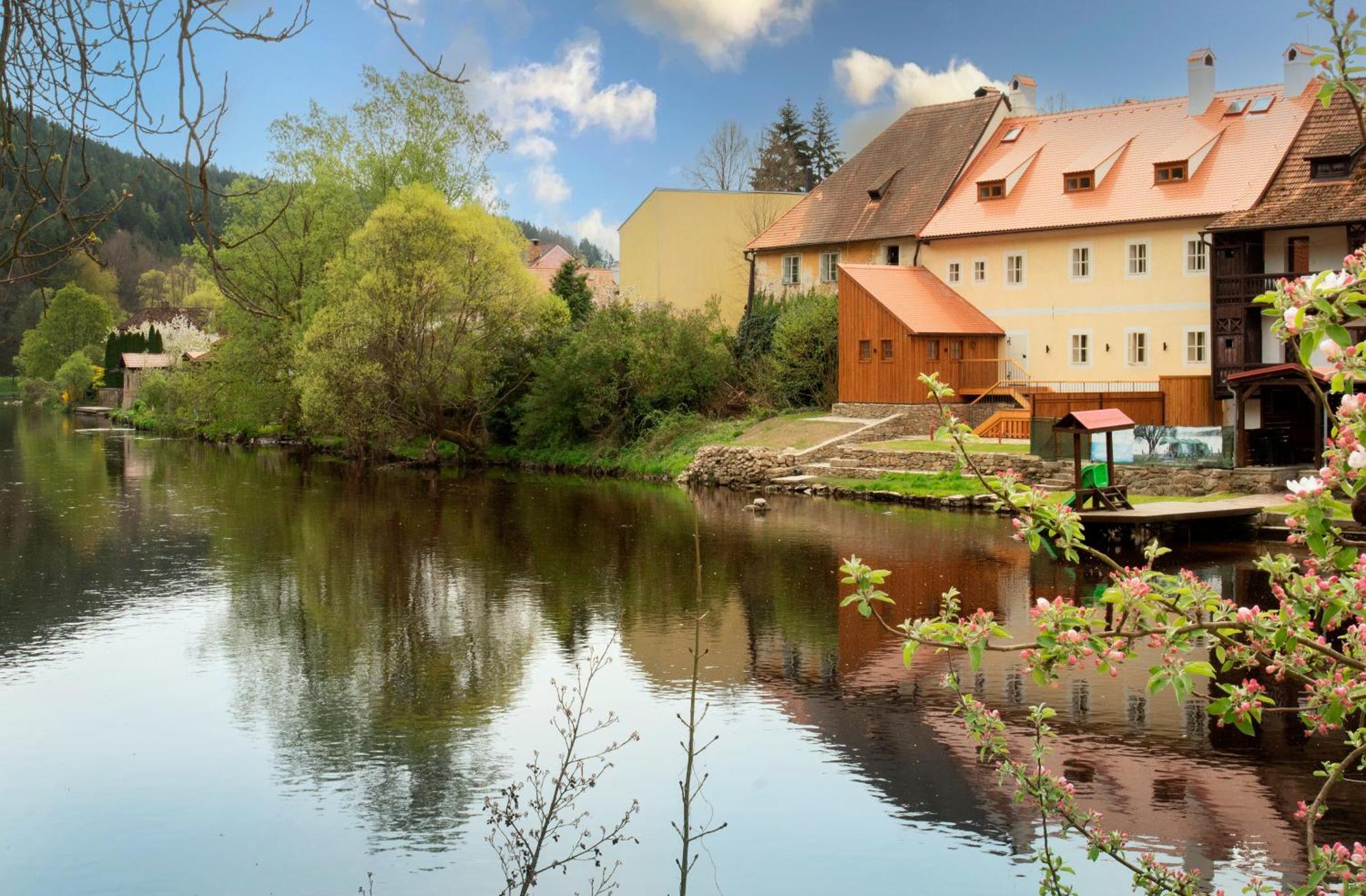 Pension U Farni Skoly Rožmberk nad Vltavou Exteriör bild