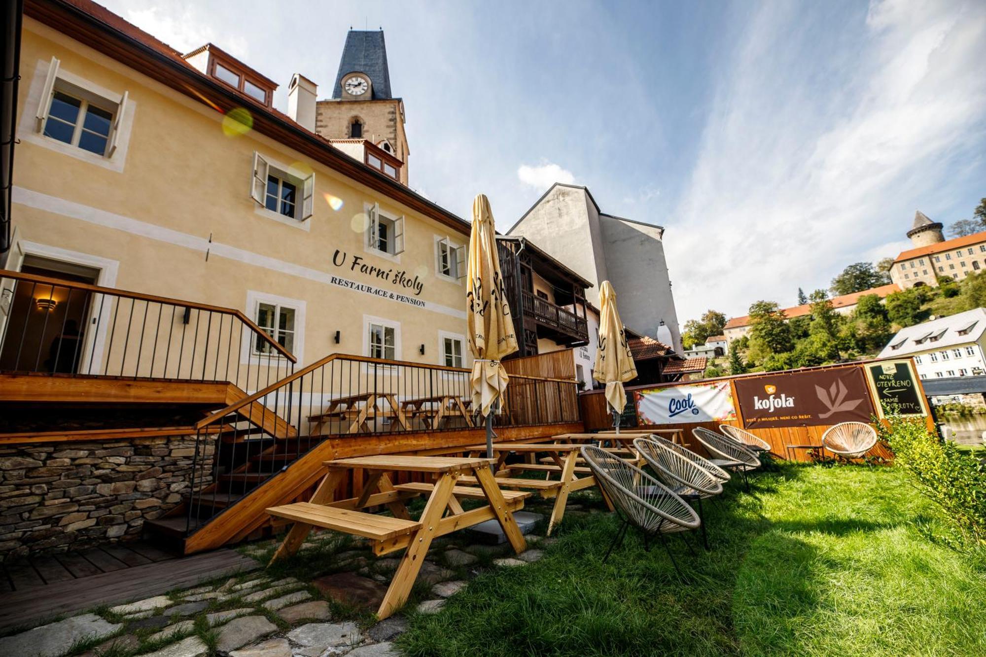 Pension U Farni Skoly Rožmberk nad Vltavou Exteriör bild